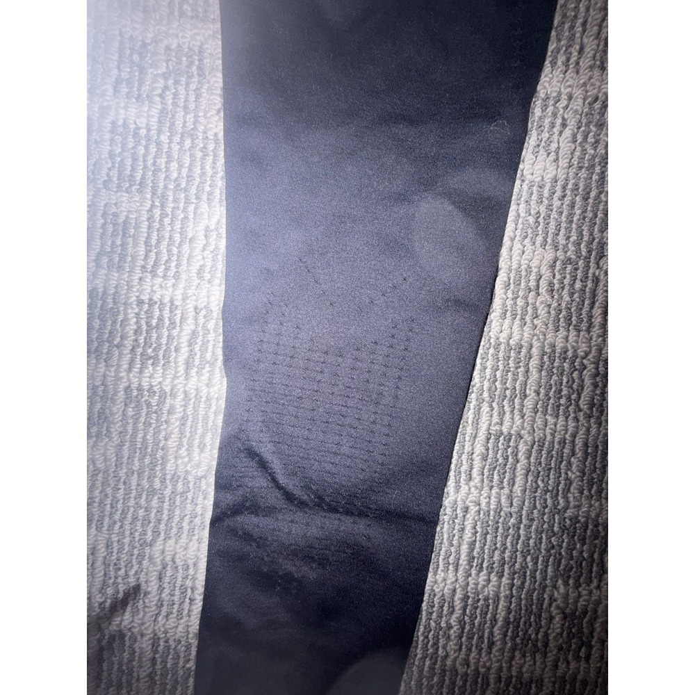 Gymshark Ankle Leggings Black Women's Size Lrg Stretch Elastic Waist Athleisure - Picture 5 of 8